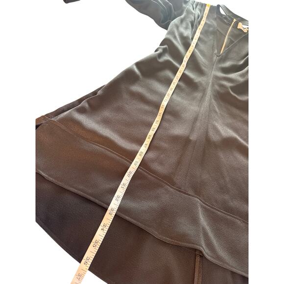 A.L.C. Garrison Satin Dress Black Size 8 - Picture 7 of 7